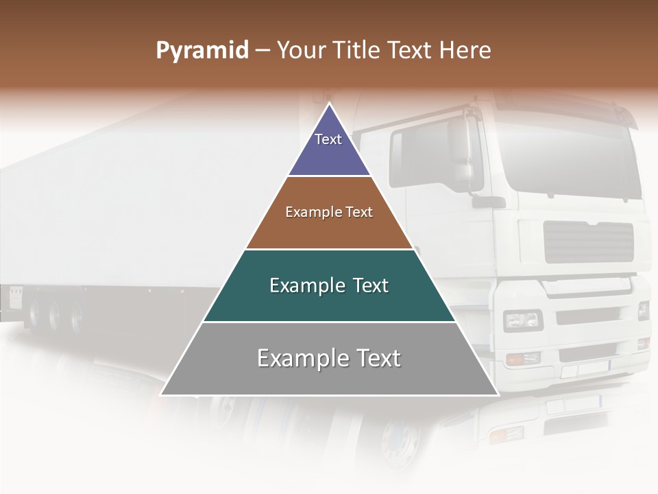 Rig Carrier Trailer PowerPoint Template