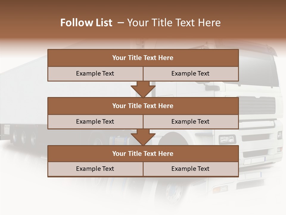 Rig Carrier Trailer PowerPoint Template