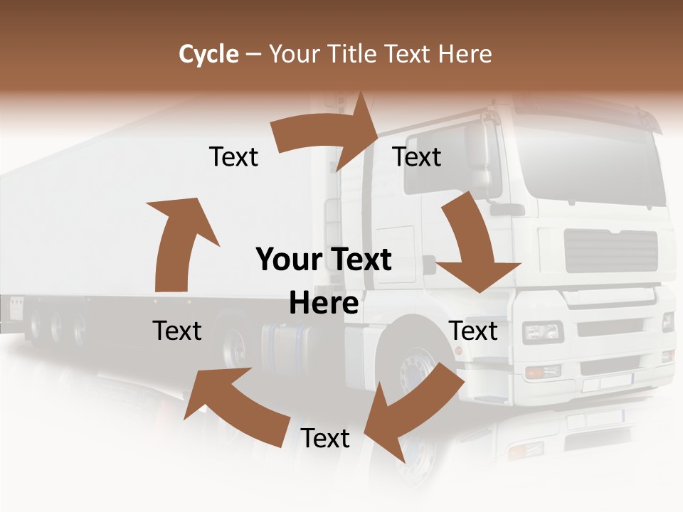 Rig Carrier Trailer PowerPoint Template