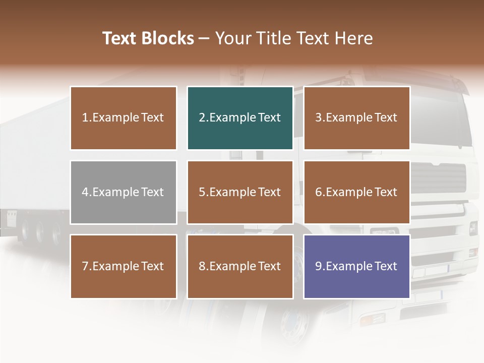 Rig Carrier Trailer PowerPoint Template