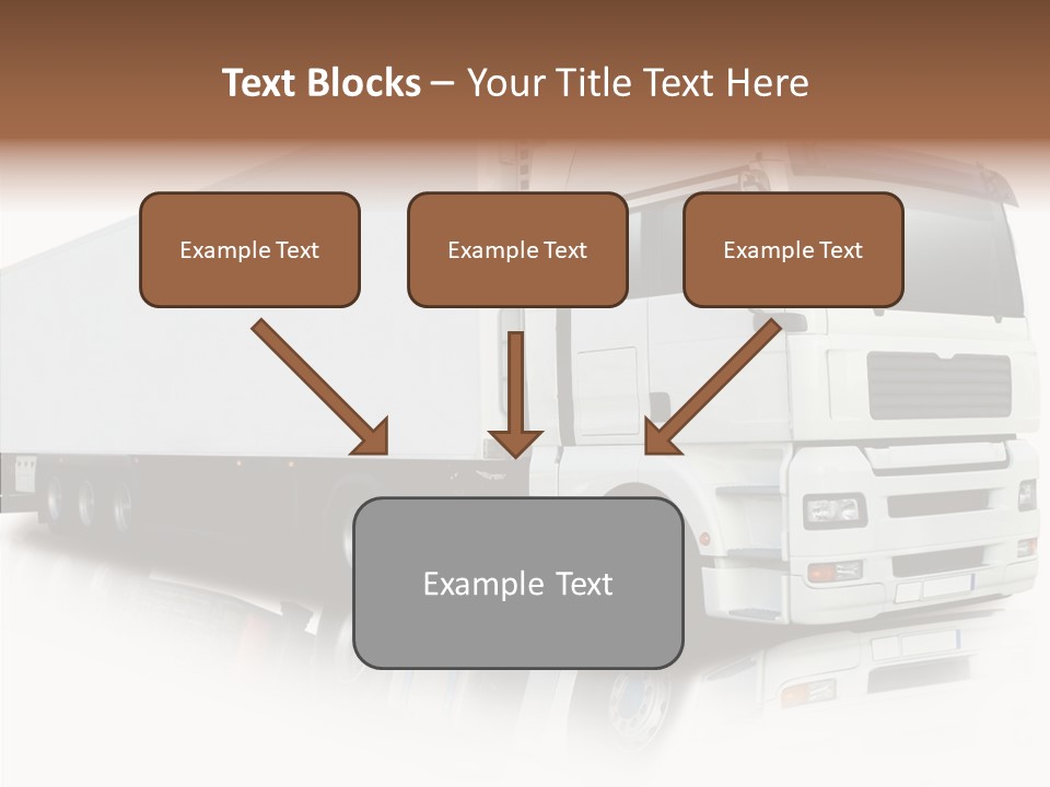 Rig Carrier Trailer PowerPoint Template