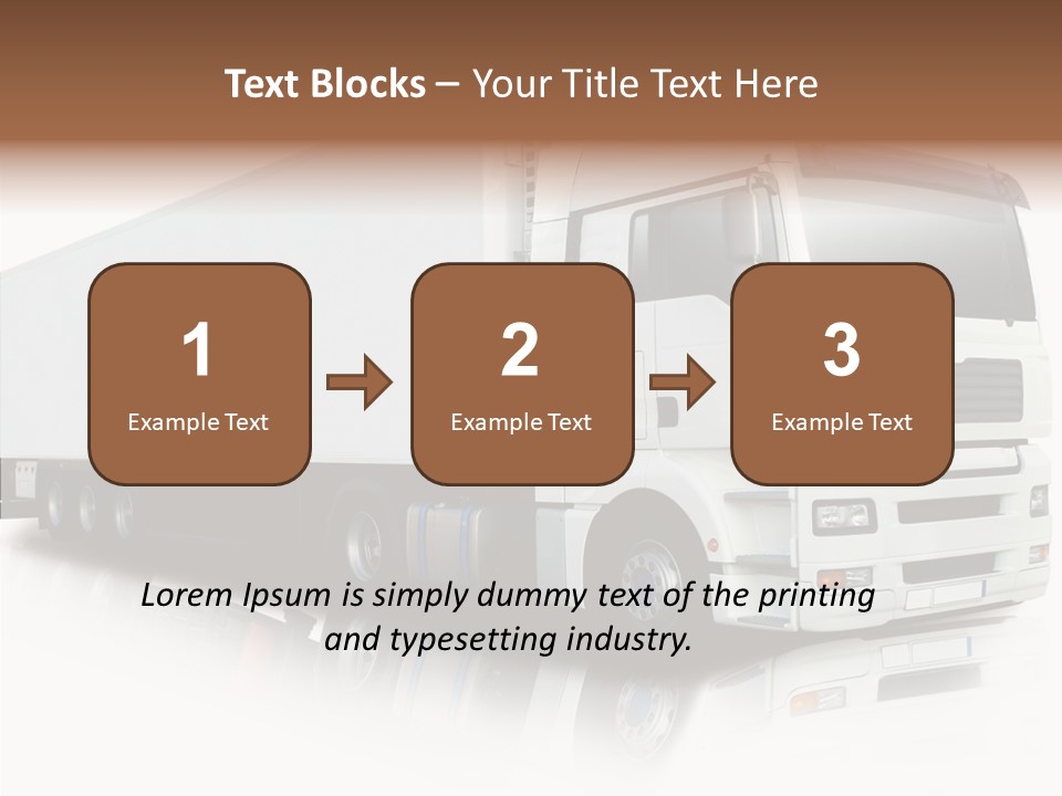 Rig Carrier Trailer PowerPoint Template