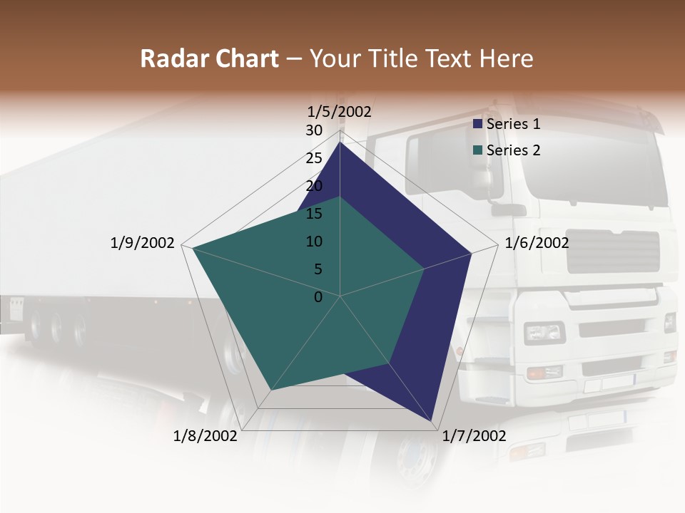 Rig Carrier Trailer PowerPoint Template