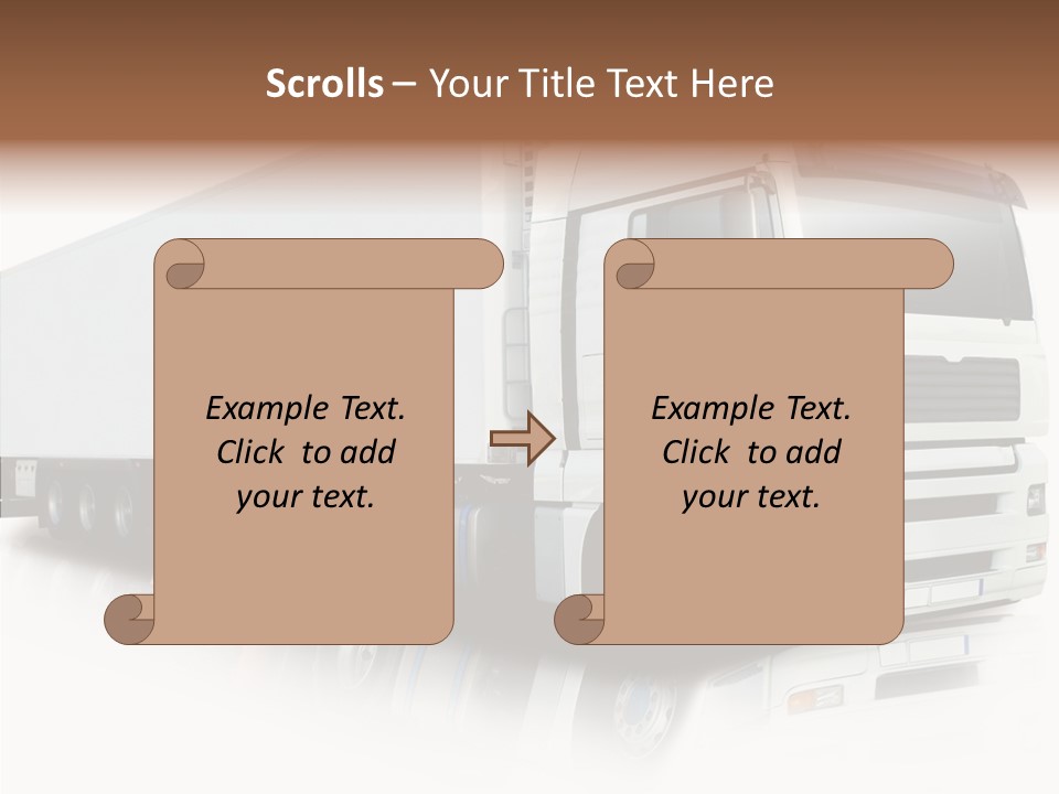 Rig Carrier Trailer PowerPoint Template