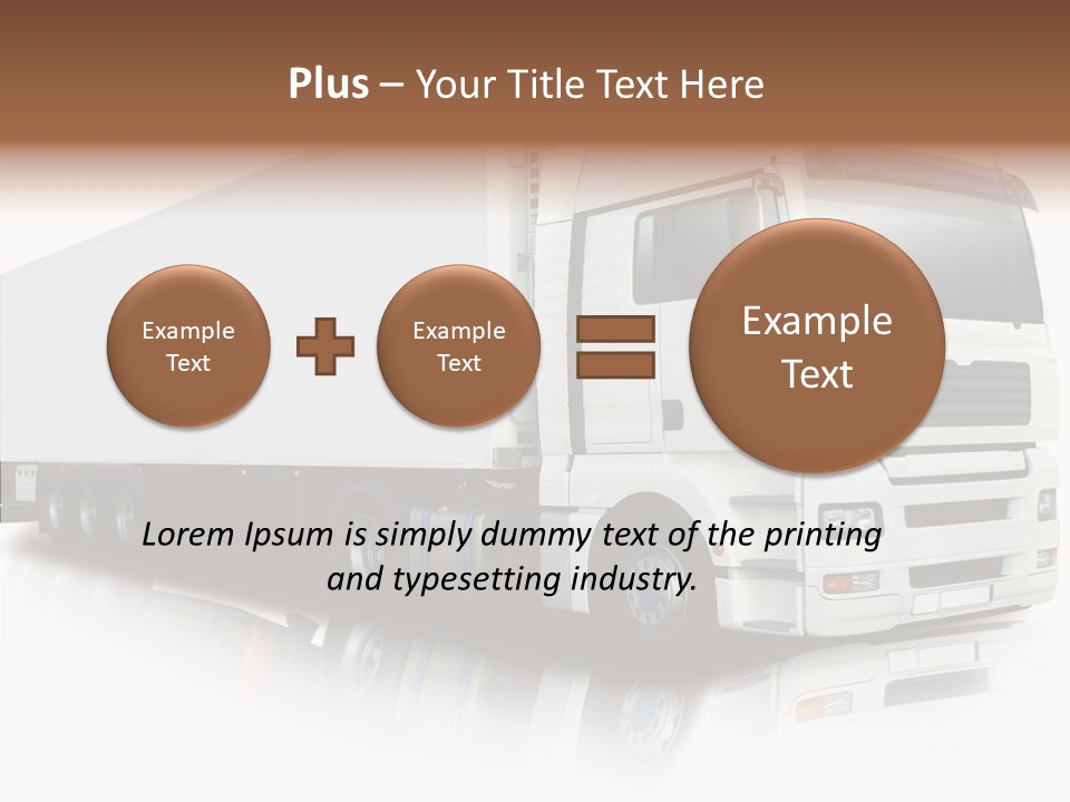 Rig Carrier Trailer PowerPoint Template