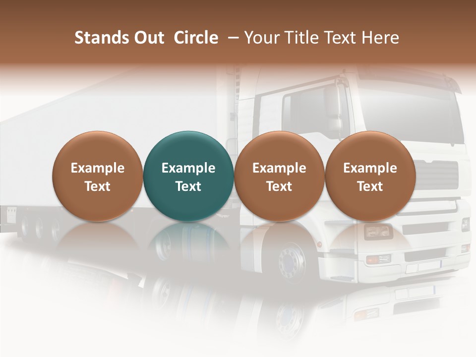 Rig Carrier Trailer PowerPoint Template