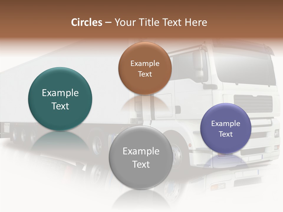 Rig Carrier Trailer PowerPoint Template