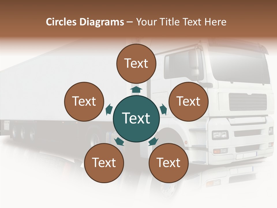 Rig Carrier Trailer PowerPoint Template