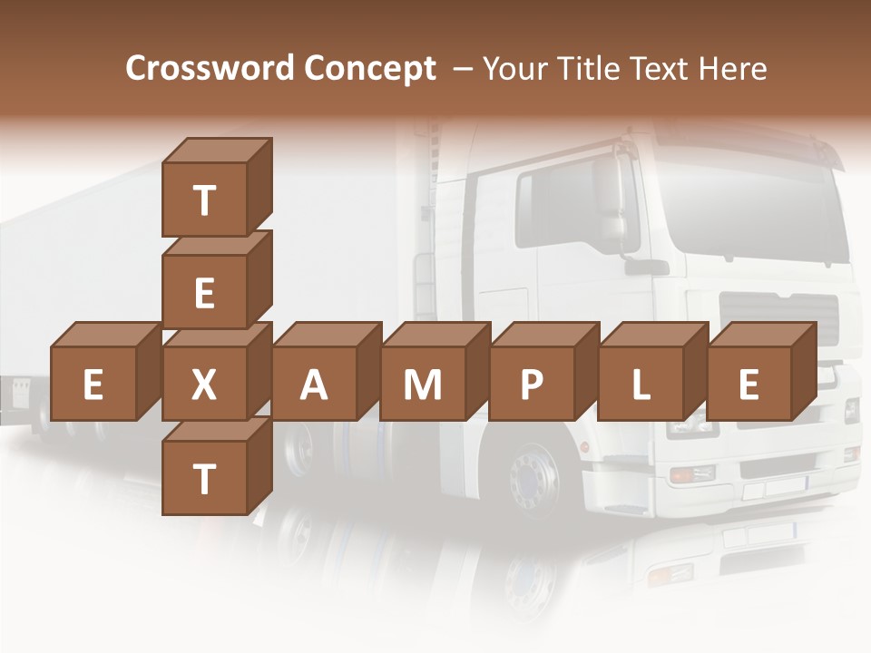 Rig Carrier Trailer PowerPoint Template
