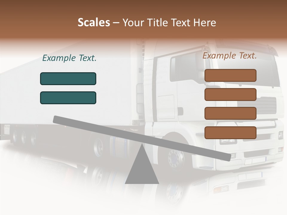 Rig Carrier Trailer PowerPoint Template