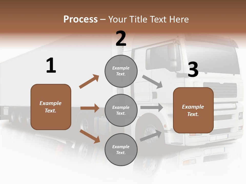 Rig Carrier Trailer PowerPoint Template