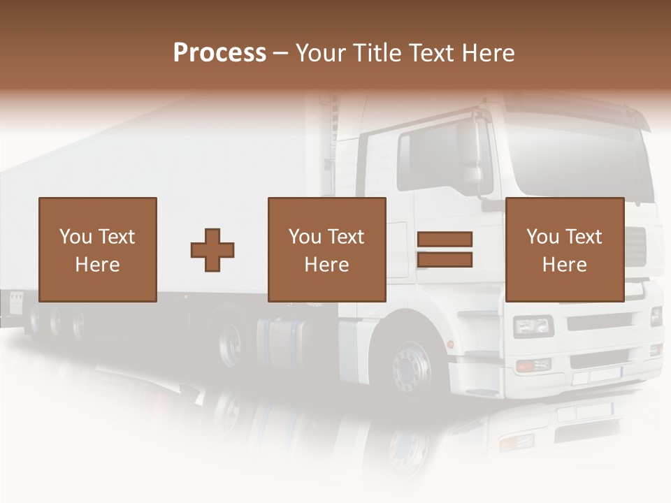 Rig Carrier Trailer PowerPoint Template