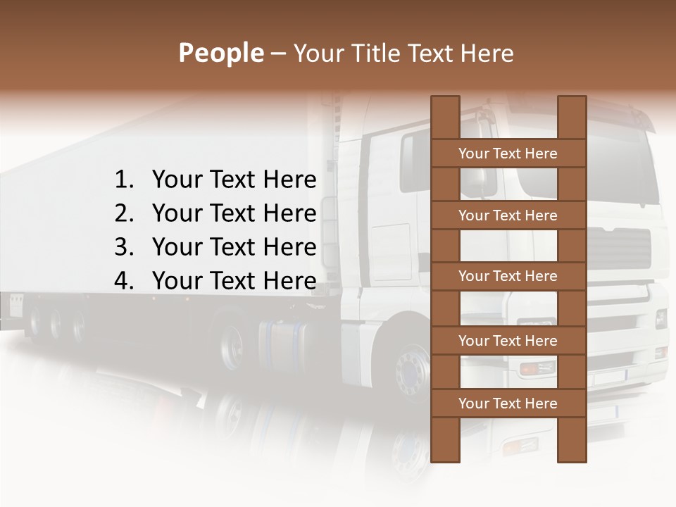 Rig Carrier Trailer PowerPoint Template