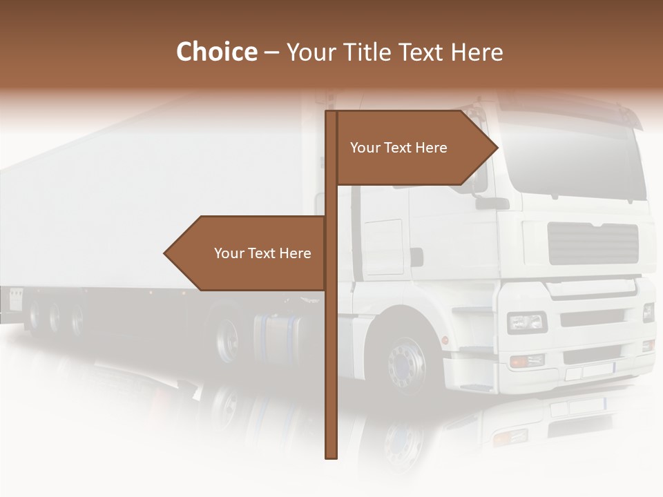 Rig Carrier Trailer PowerPoint Template