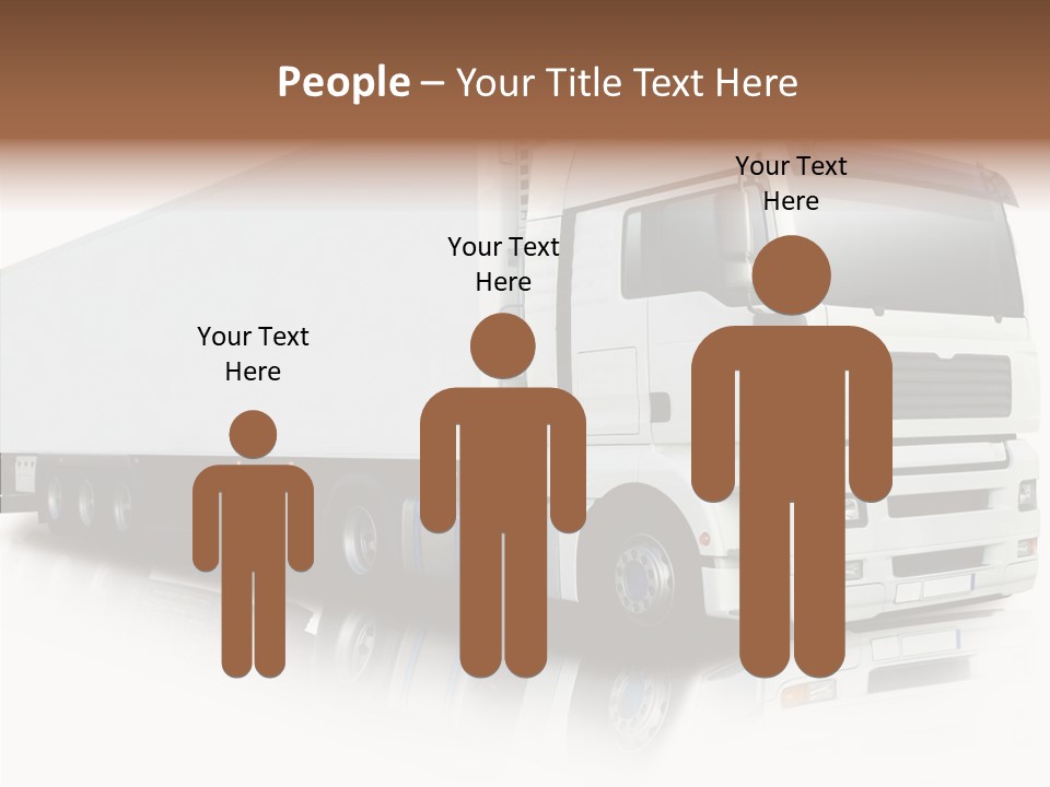Rig Carrier Trailer PowerPoint Template