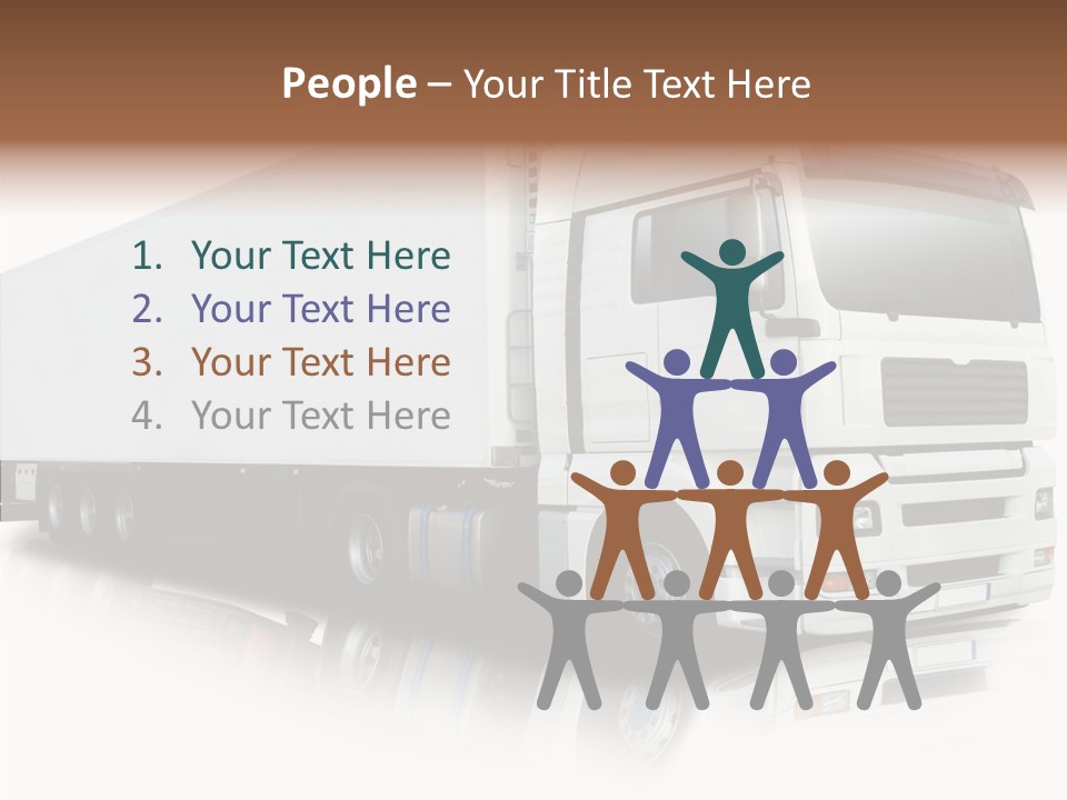 Rig Carrier Trailer PowerPoint Template