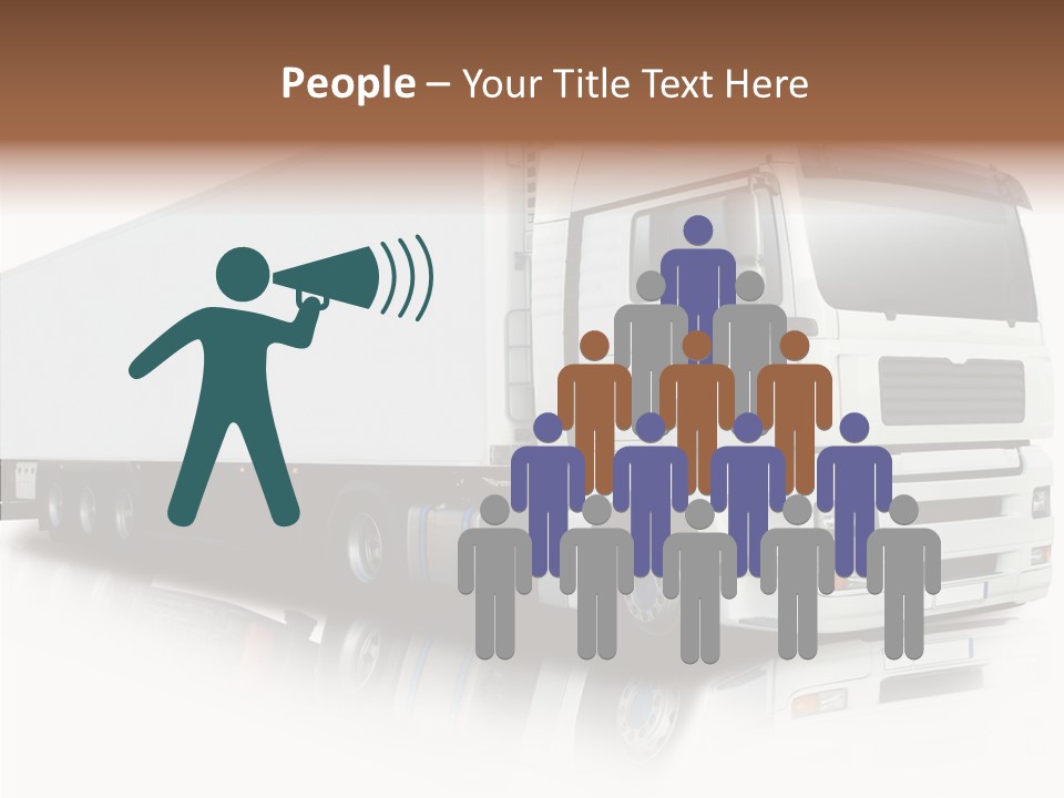 Rig Carrier Trailer PowerPoint Template