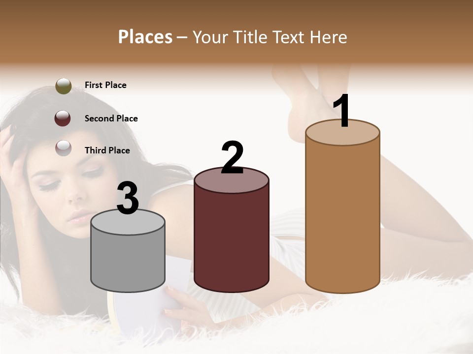 Happiness Wellness Caucasian PowerPoint Template