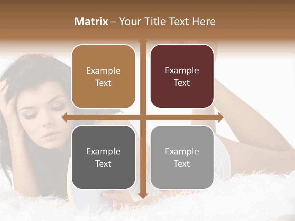 Happiness Wellness Caucasian PowerPoint Template