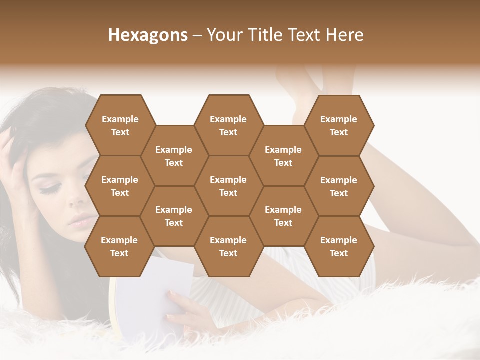 Happiness Wellness Caucasian PowerPoint Template