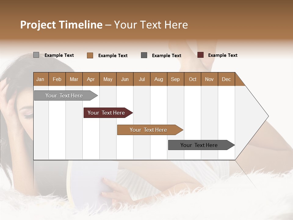 Happiness Wellness Caucasian PowerPoint Template