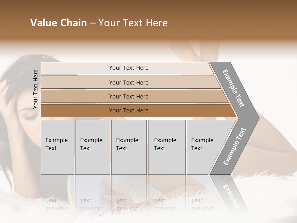 Happiness Wellness Caucasian PowerPoint Template