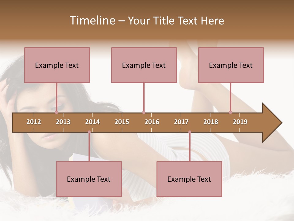 Happiness Wellness Caucasian PowerPoint Template