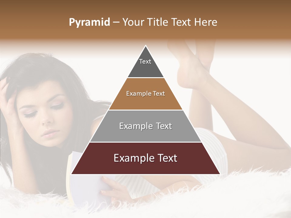 Happiness Wellness Caucasian PowerPoint Template