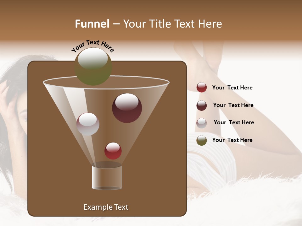 Happiness Wellness Caucasian PowerPoint Template