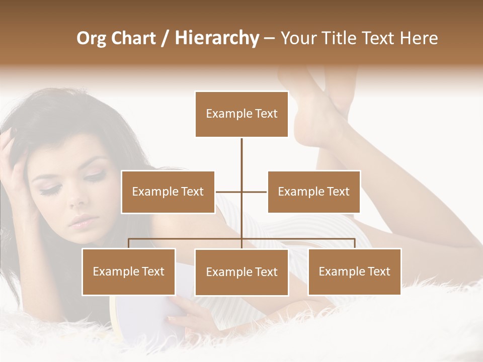 Happiness Wellness Caucasian PowerPoint Template