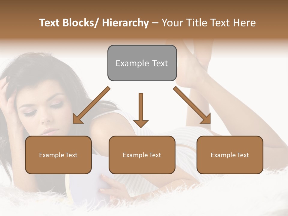 Happiness Wellness Caucasian PowerPoint Template