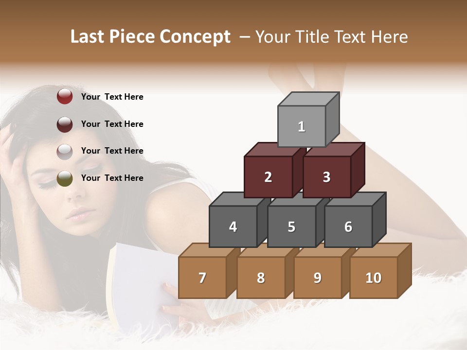 Happiness Wellness Caucasian PowerPoint Template