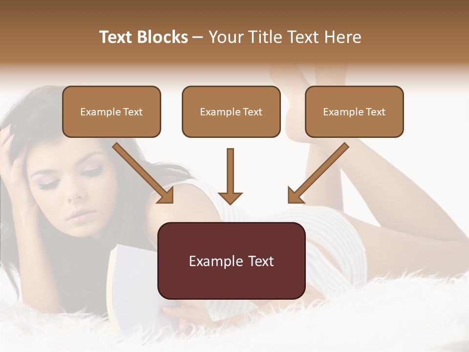 Happiness Wellness Caucasian PowerPoint Template