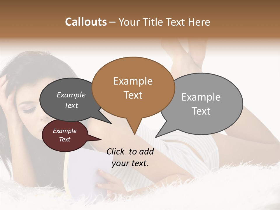 Happiness Wellness Caucasian PowerPoint Template