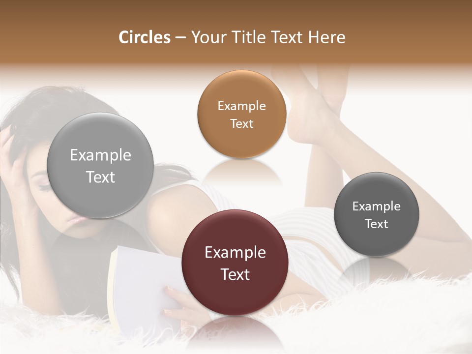 Happiness Wellness Caucasian PowerPoint Template