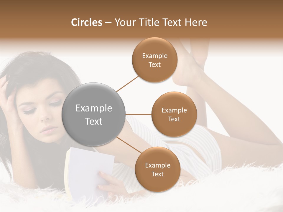 Happiness Wellness Caucasian PowerPoint Template