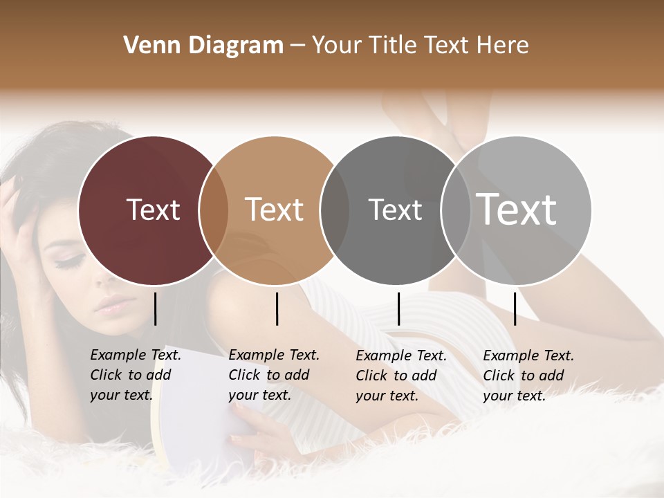 Happiness Wellness Caucasian PowerPoint Template