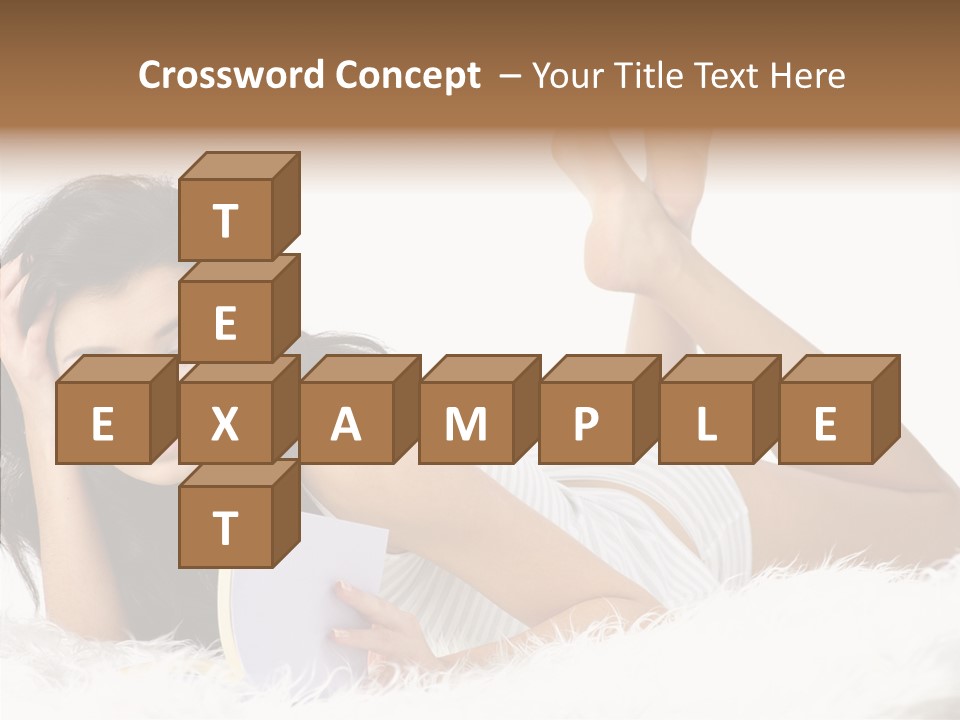 Happiness Wellness Caucasian PowerPoint Template