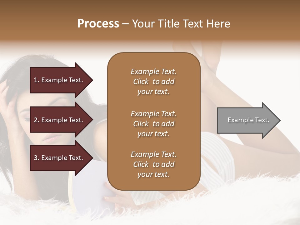 Happiness Wellness Caucasian PowerPoint Template