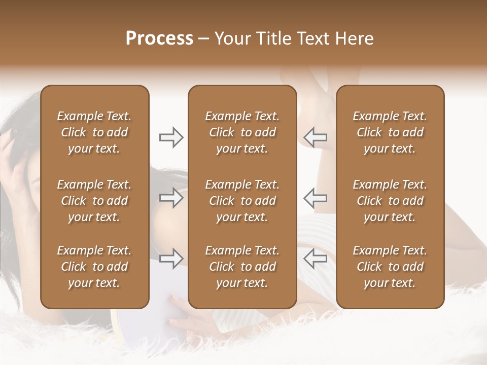 Happiness Wellness Caucasian PowerPoint Template