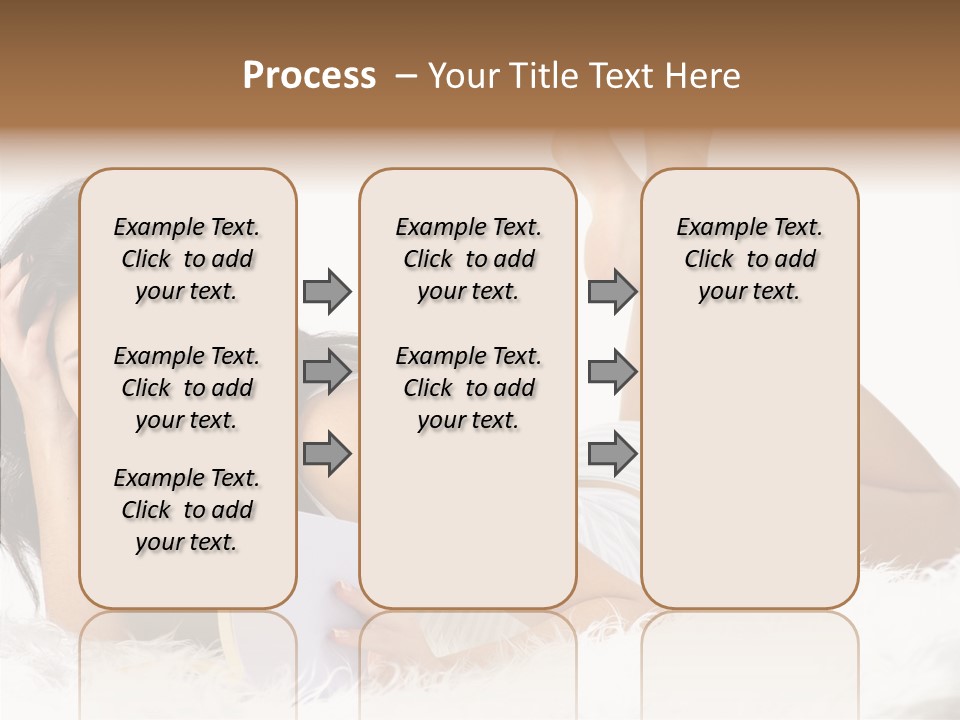 Happiness Wellness Caucasian PowerPoint Template