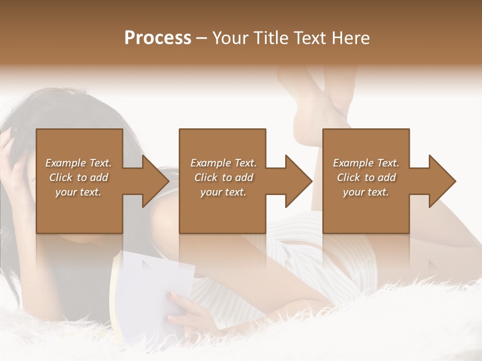 Happiness Wellness Caucasian PowerPoint Template