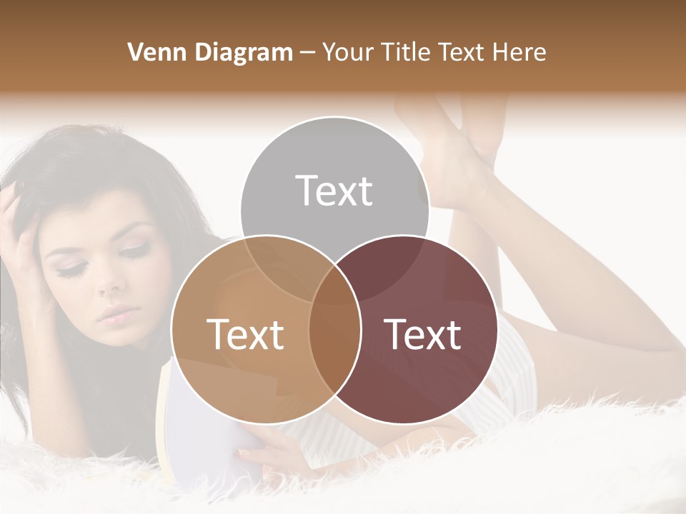 Happiness Wellness Caucasian PowerPoint Template