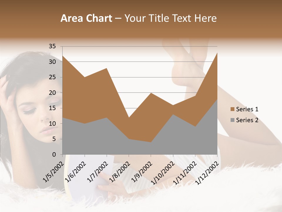Happiness Wellness Caucasian PowerPoint Template