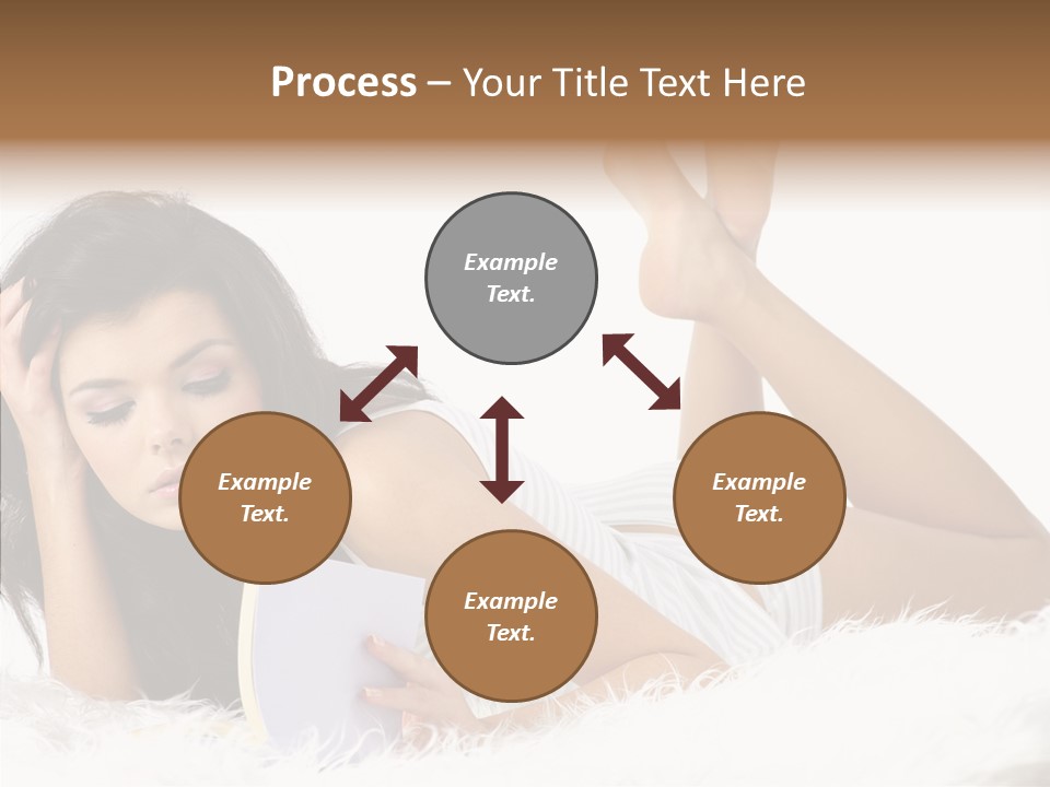 Happiness Wellness Caucasian PowerPoint Template