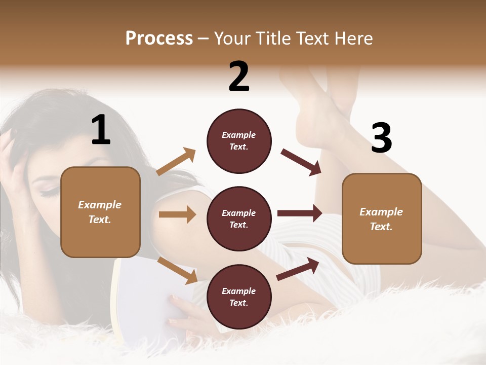 Happiness Wellness Caucasian PowerPoint Template