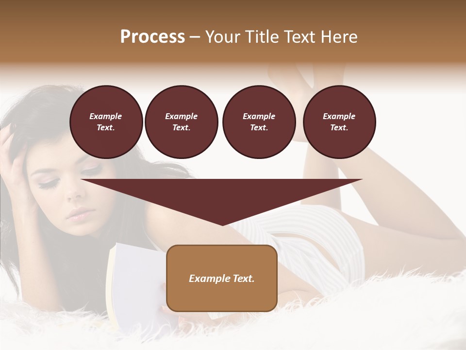 Happiness Wellness Caucasian PowerPoint Template