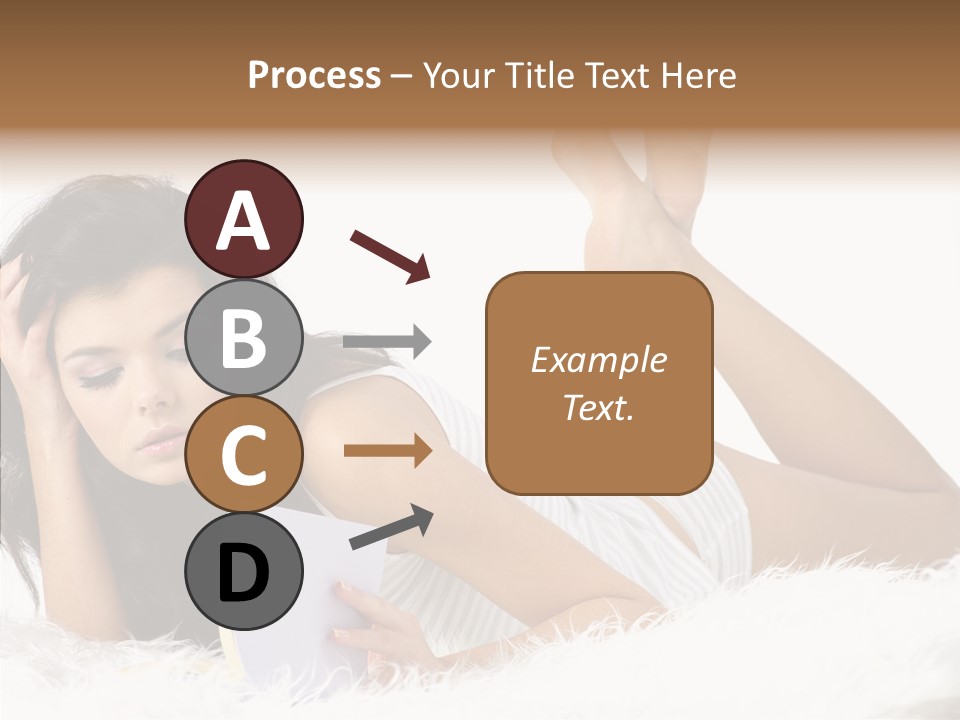 Happiness Wellness Caucasian PowerPoint Template