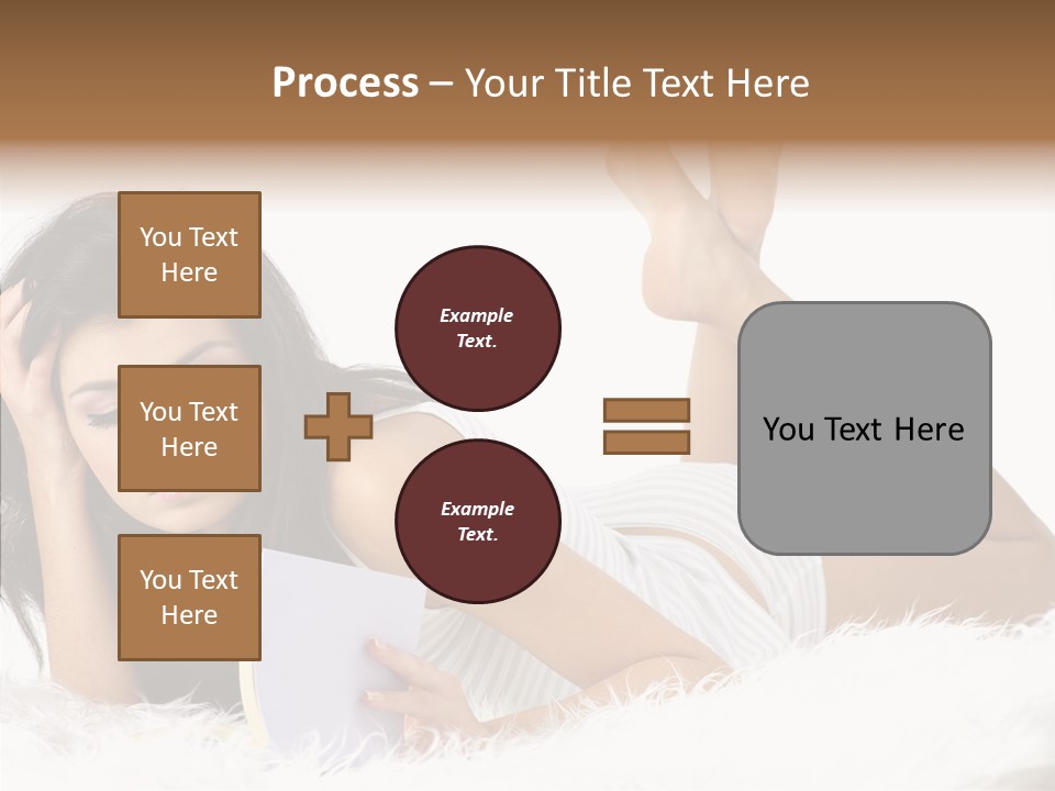 Happiness Wellness Caucasian PowerPoint Template
