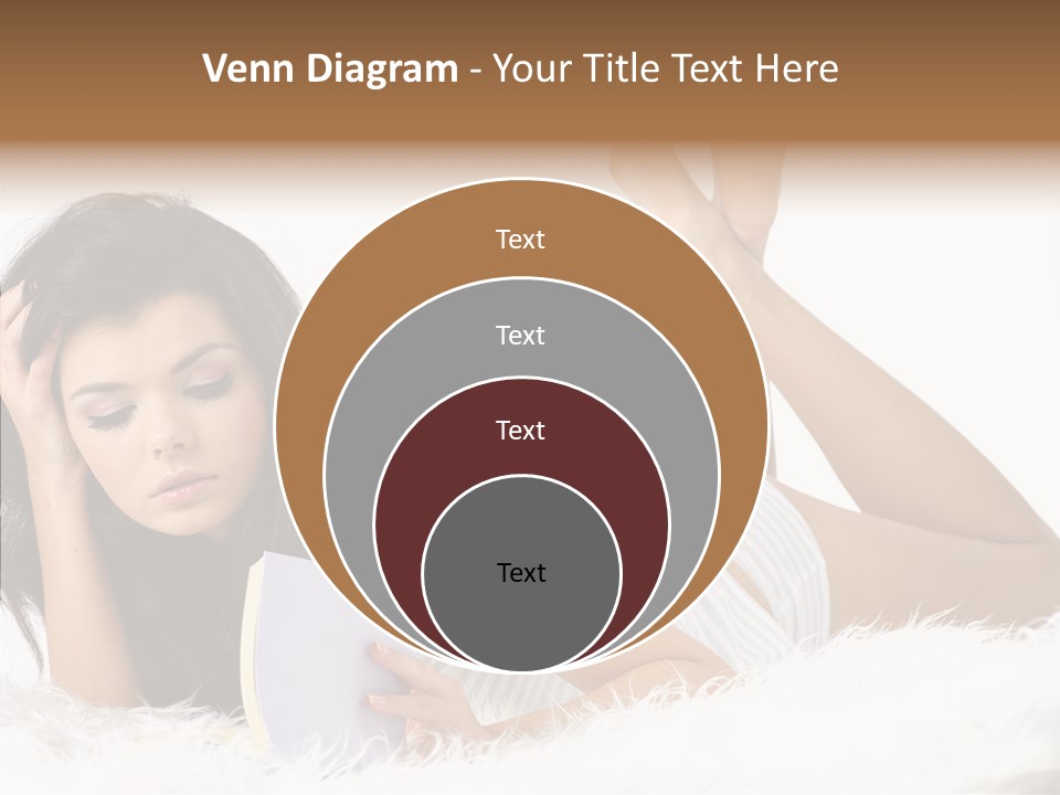 Happiness Wellness Caucasian PowerPoint Template